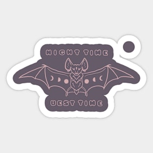 Lunar Bat (central) Sticker